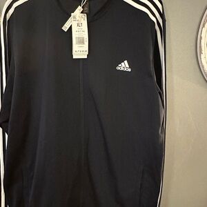 Adidas Men's 3-Stripes Tricot Regular Sportswear Track Jacket